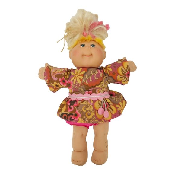 2004 Cabbage Patch Doll Play Along Pink Yellow Highlight Blue Eye Xavier Roberts - Picture 1 of 16